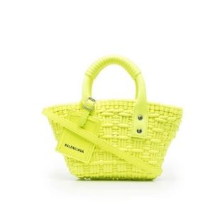 ❌SOLD❌ BALENCIAGA
Xxs Bistro Basket Tote Bag In Yellow